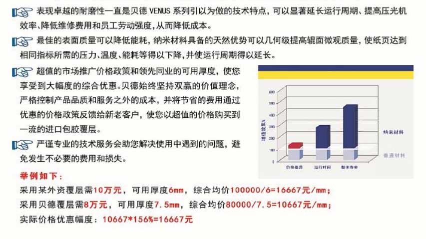 為什么選擇貝德將顯著降低包膠總成本？